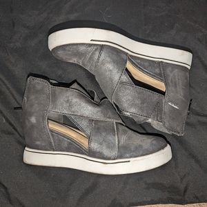 Maurice's wedge cutout sneaker